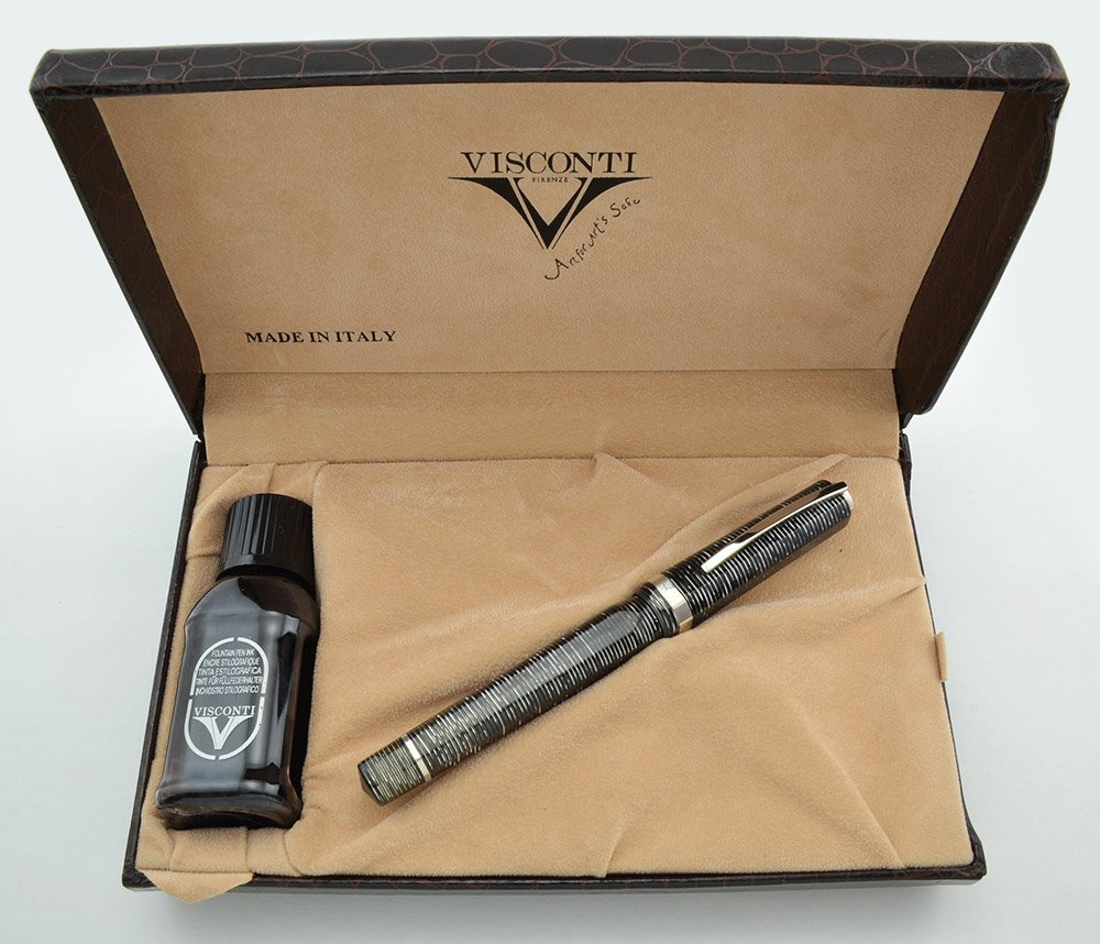 Visconti Wall Street Limited Edition Fountain Pen - Grey Celluloid ...
